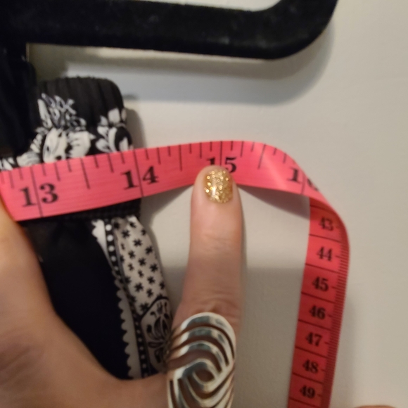 Rachel Zoe Black and White Floral Wide Leg Pants - Picture 5 of 10